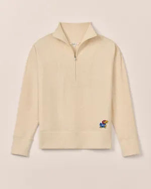 Women's Kansas Taylor Drop Shoulder Cotton 1/4 Zip