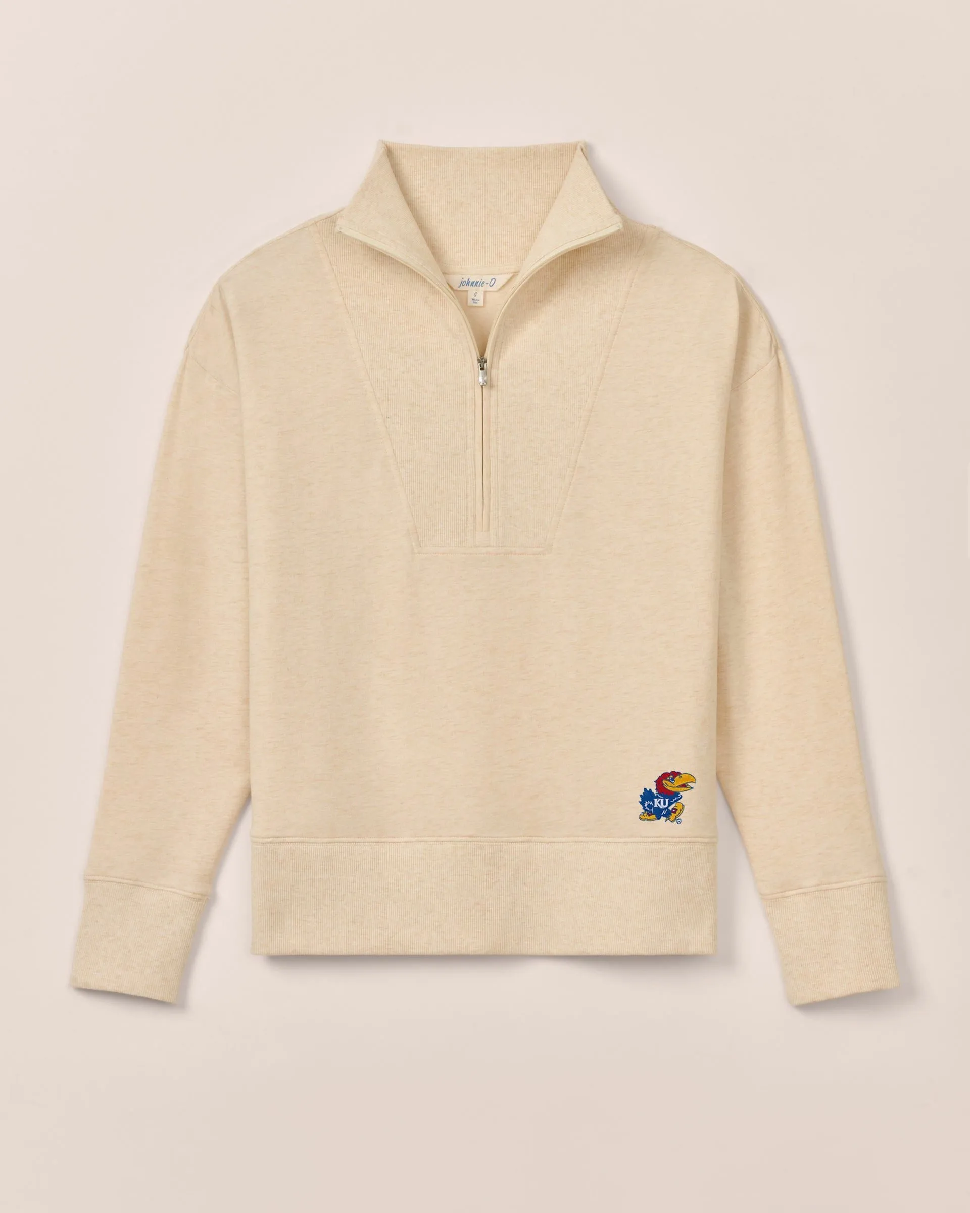 Women's Kansas Taylor Drop Shoulder Cotton 1/4 Zip