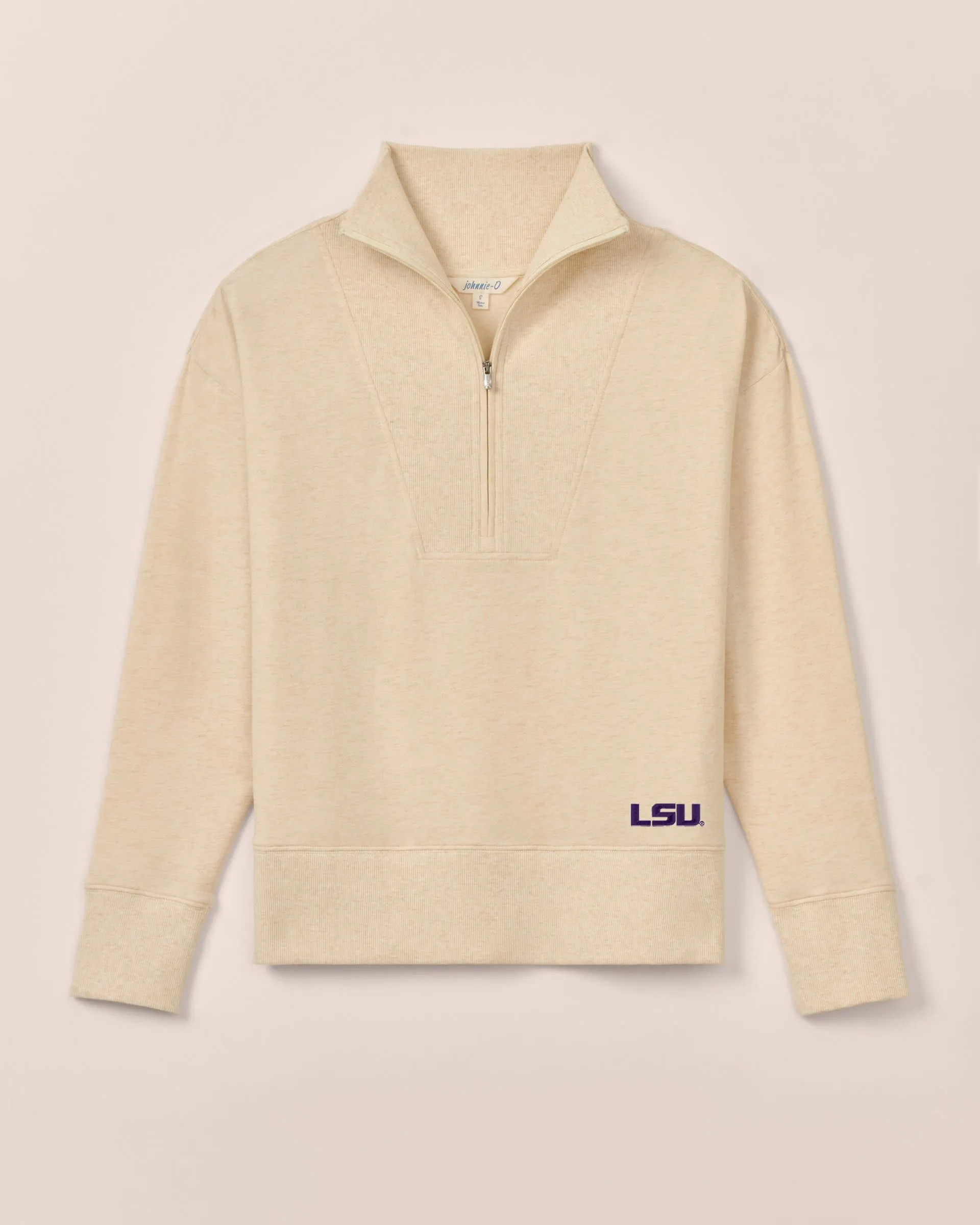 Women's Louisiana State Taylor Drop Shoulder Cotton 1/4 Zip